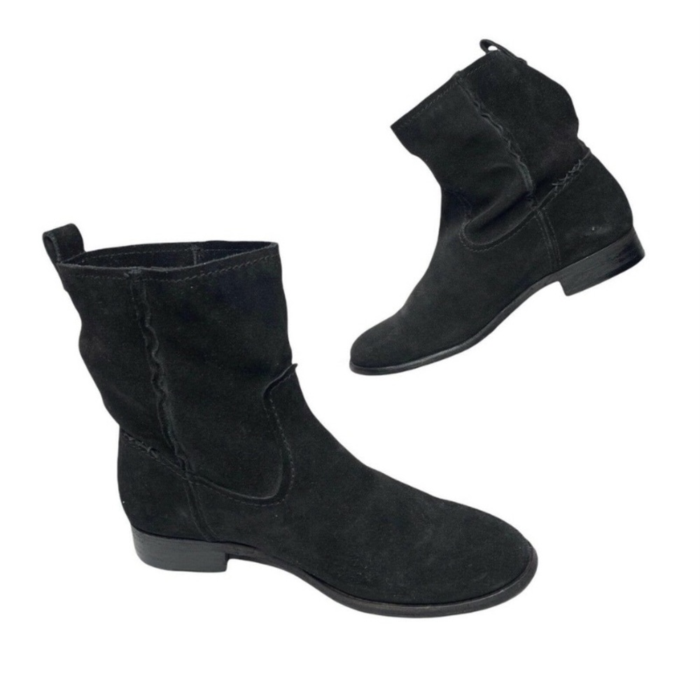 FRYE Short Slouch Suede Bootie - Picture 5 of 8